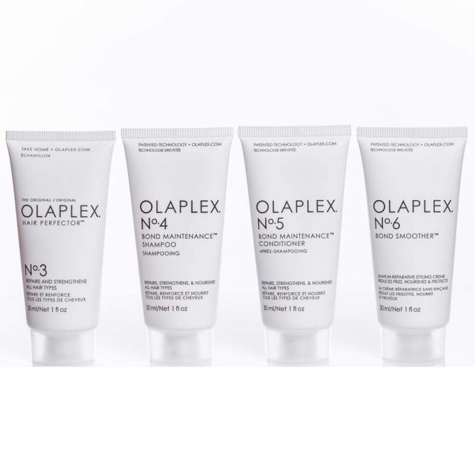 Kit de reparación de cabello de prueba Olaplex