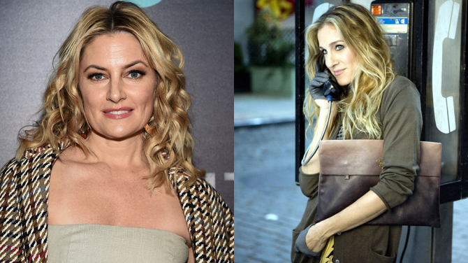 Madchen Amick y Carrie Bradshaw
