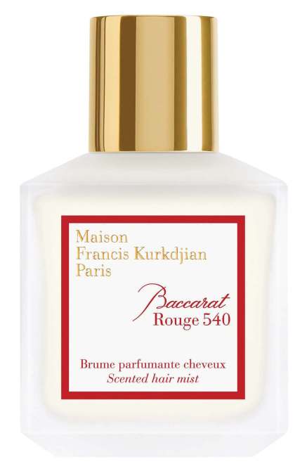 Bruma perfumada para el cabello Baccarat Rouge 540 de Maison Francis Kurkdjian Paris